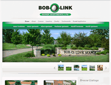 Tablet Screenshot of bobolinkapartments.com